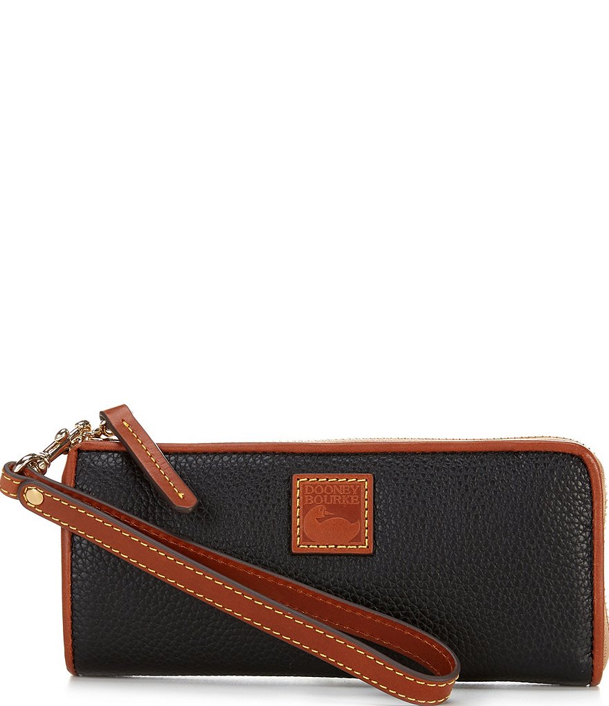 Dooney & Bourke Pebble Collection Zip Clutch Wristlet