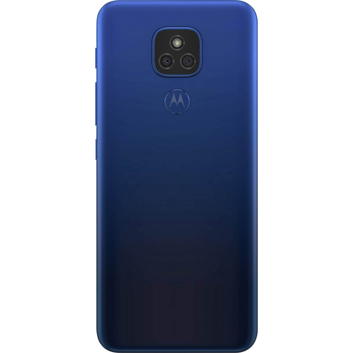 Motorola Moto E7 Plus Dual-SIM 64GB ROM + 4GB RAM (GSM Only | No CDMA) Factory Unlocked 4G/LTE Smartphone (Blue) - International Version