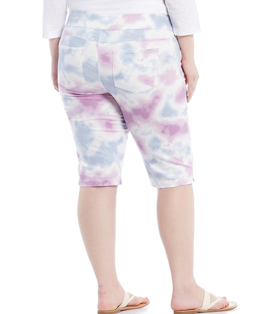Westbound Plus Size the PARK AVE fit Tie Dye Skimmer Shorts