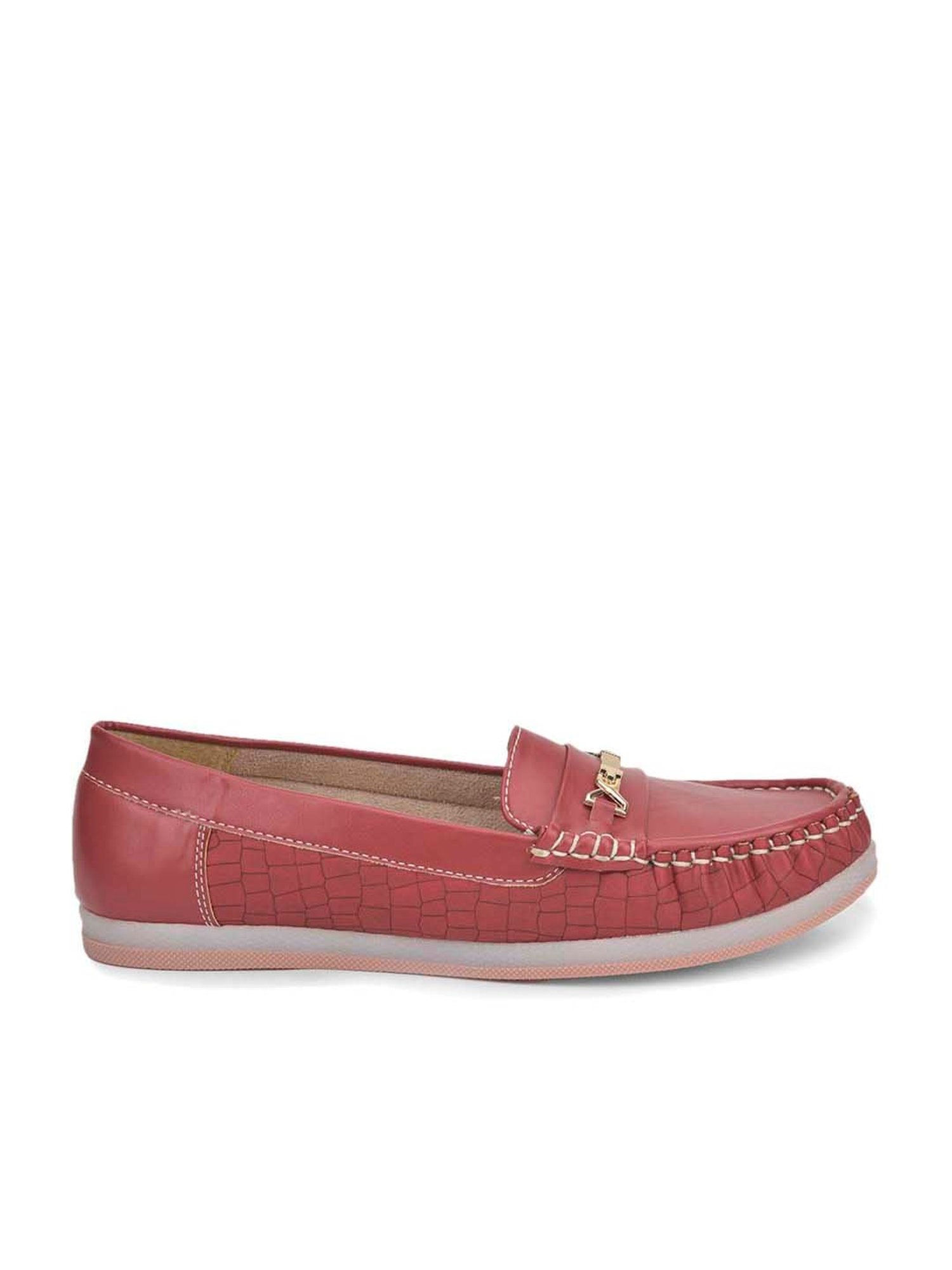 Salario Women's Maroon Casual  Loafers