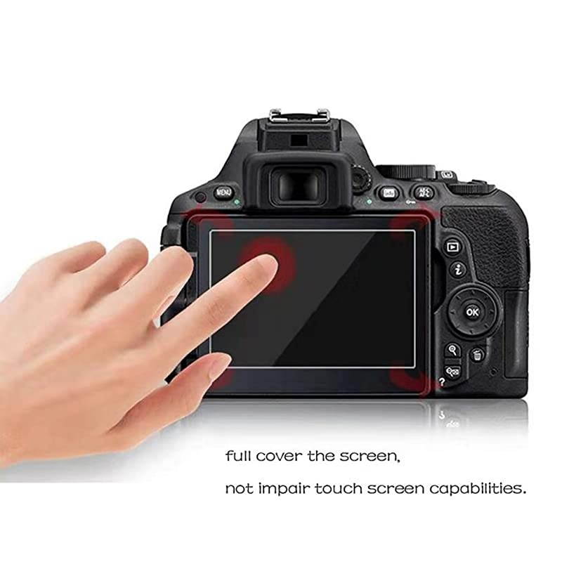 Rebel T7 T6 T5 Screen Protector  Tempered Glass LCD Compatible for Canon EOS 1500D 1300D 1200D Protive Film Cover 3 Pack 9H 03mm UltraThin AntiScrach AntiFingerprint AntiBubble AntiWater 2Hot Shoe Co
