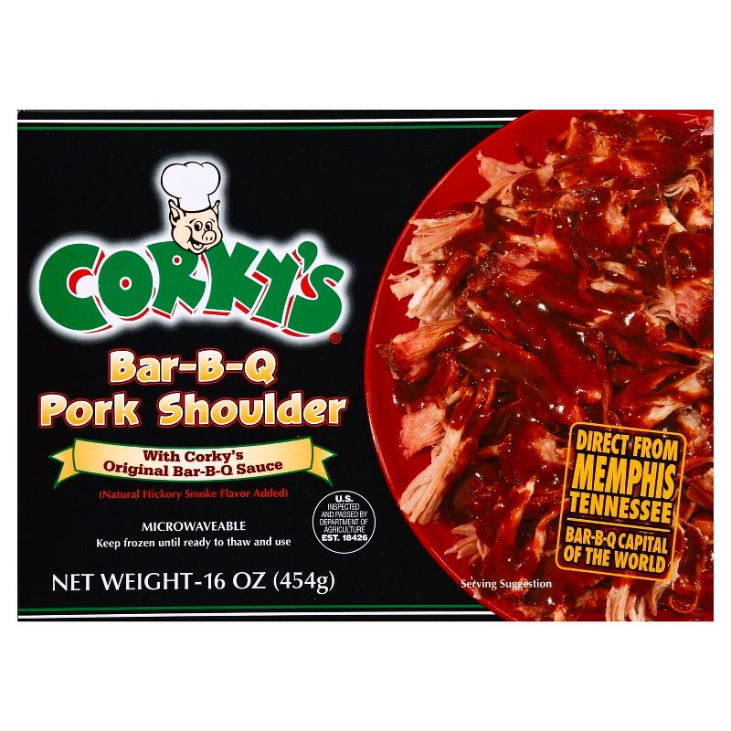 Corky's BBQ Pork Shoulder - Frozen - 16oz