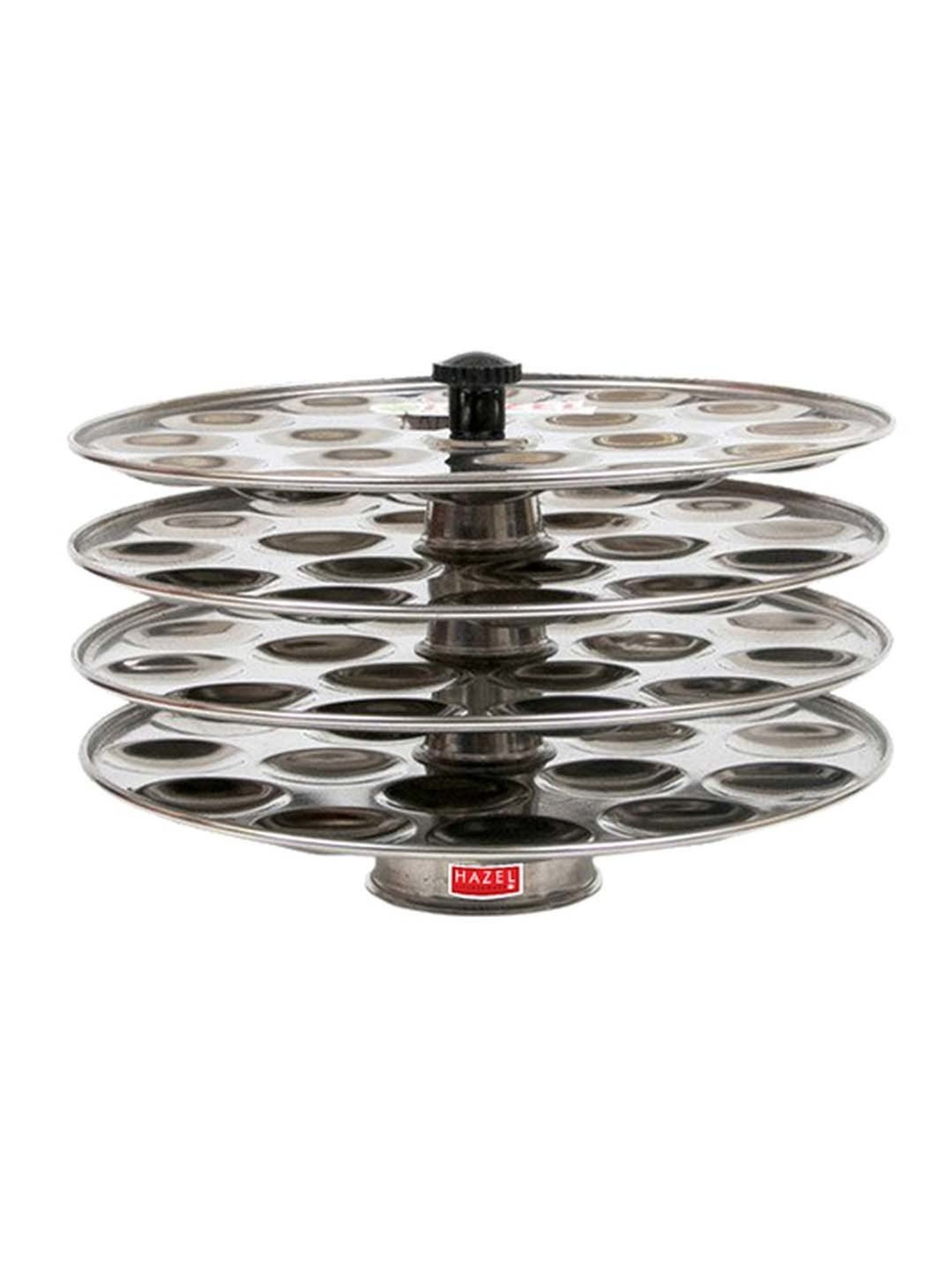 Butterfly Silver Stainless Steel Standard Idli Maker With Friendly Cooker