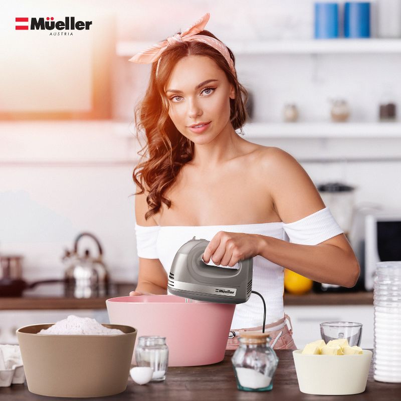 Mueller Mixing Bowls, 4-Piece Nesting Mixing Bowls Set - Multicolor