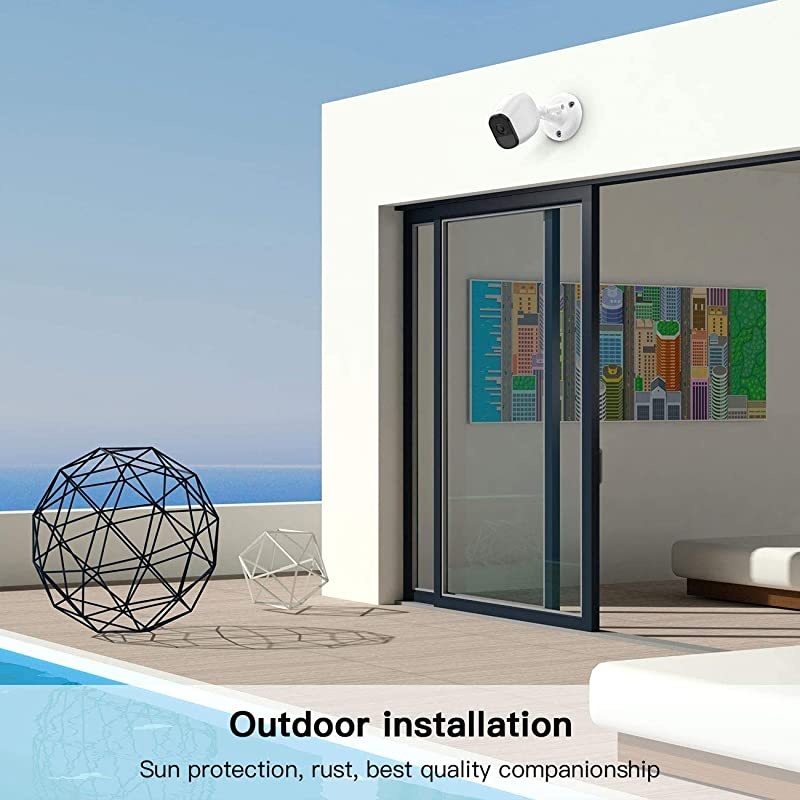 Upgraded Version  IndoorOutdoor Security Wall Mount for All Arlo Camera Arlo Ultra Arlo Essential Wyze Cam Pan eufyCam 2 More Stable and Flexible Arlo Accessories3PackBlack