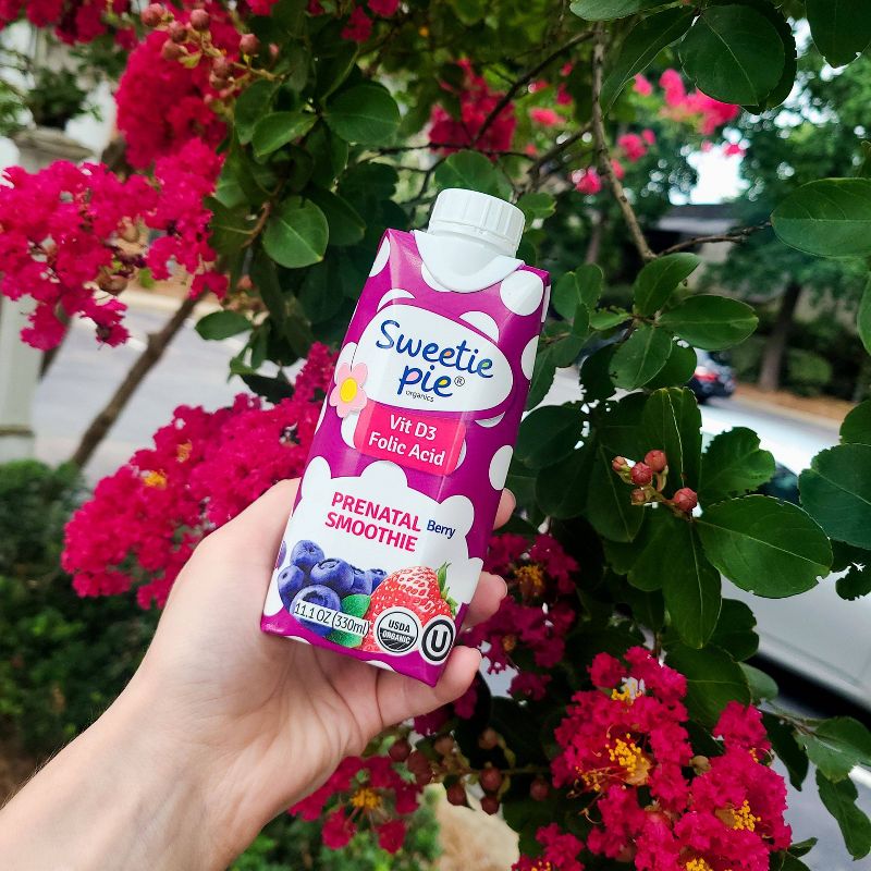 Sweetie Pie Organics Postpartum Smoothie Berry Flavor - 11.1oz/4ct