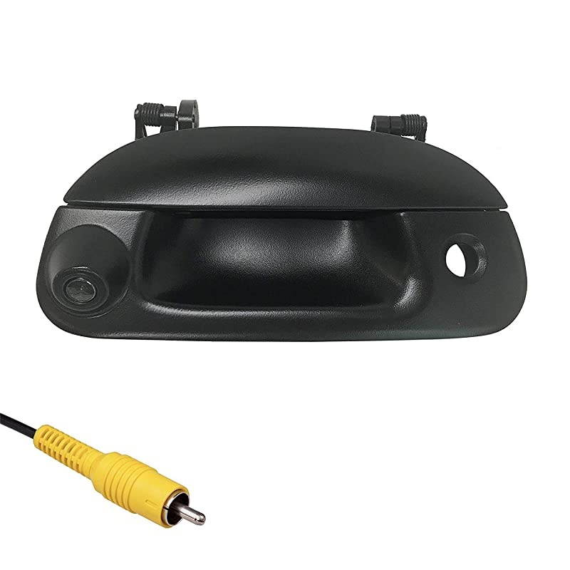 Replacement for Ford F150 F250 F350 F450 F550 (1997-2007) Black Tailgate Handle with Backup Camera