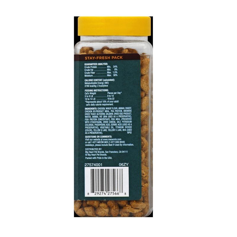 Meow Mix Irresistibles with Salmon Soft Chewy Cat Treats - 17oz