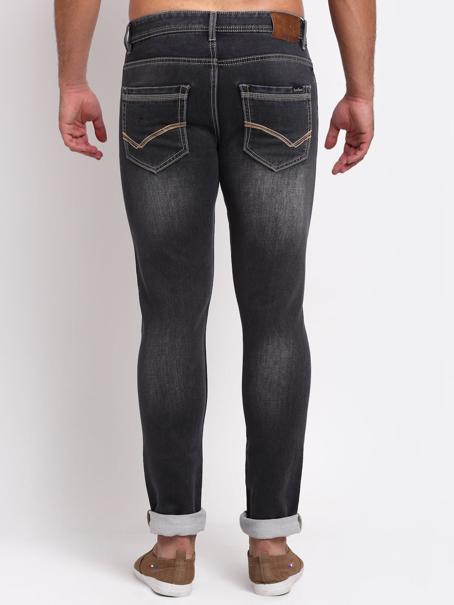 Louis Stitch Roasted Grey Slim Fit Jeans