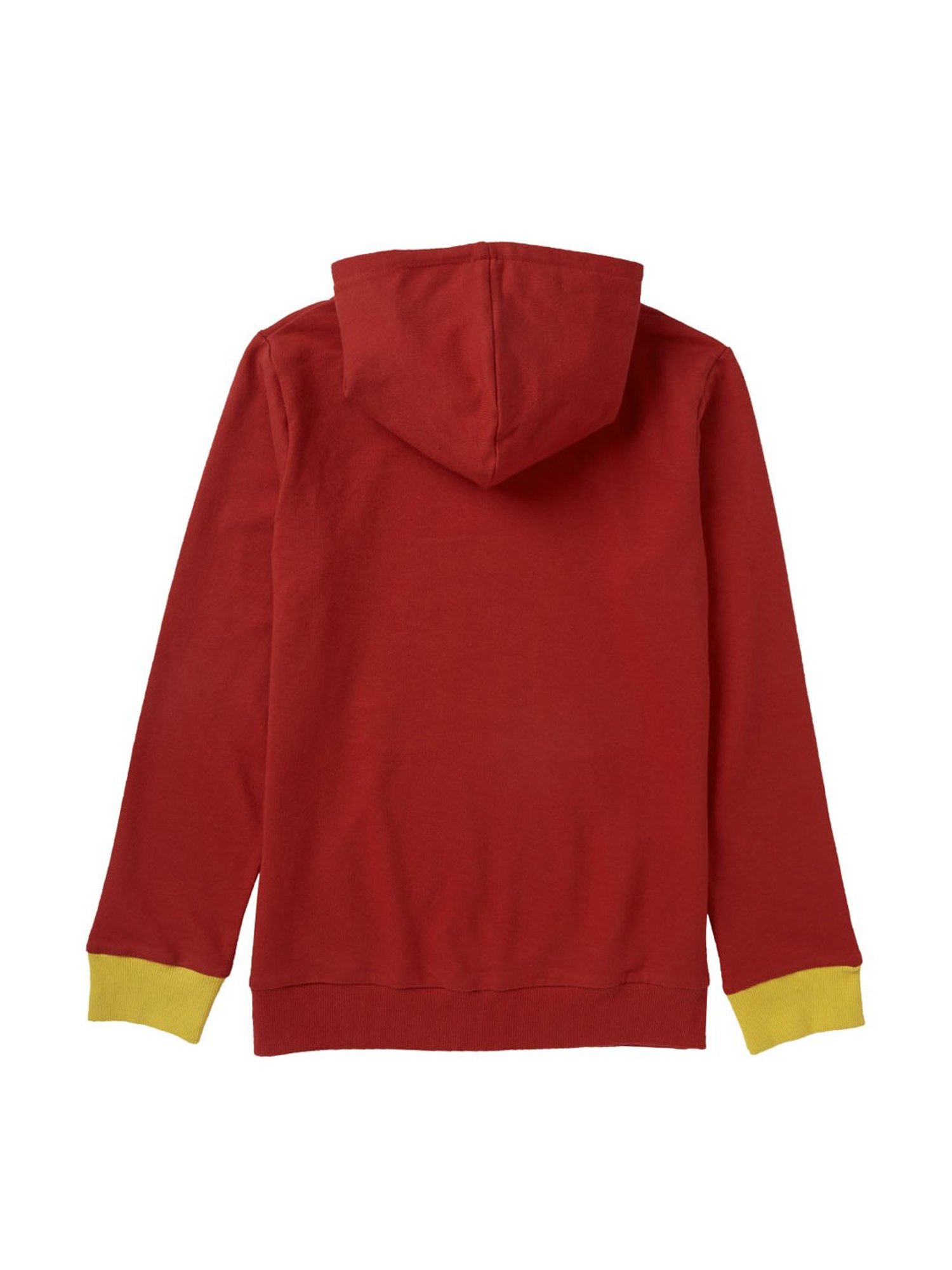 Cub McPaws Kids Red Printed Hoodie