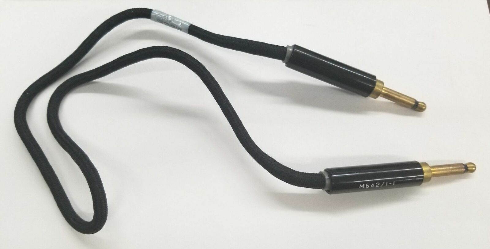 Switchcraft 19PD19, Vintage OEM 2ft Replacement Patch Cord W/ Two M642/1-1