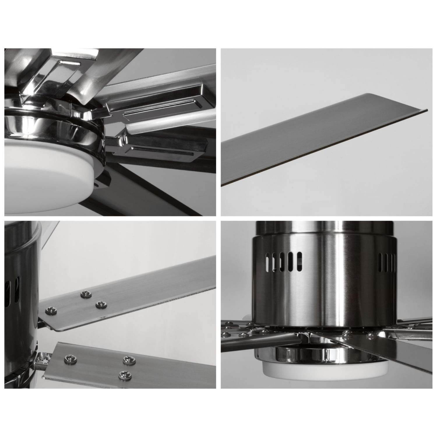 Vast Collection 72-Inch 8-Blade Gray Modern Ceiling Fan