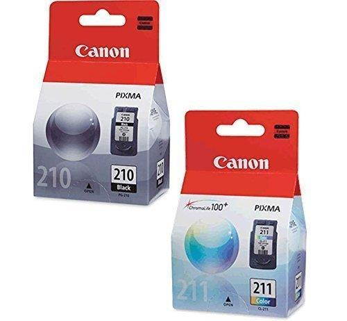 Canon PG-210 Black, CL-211 Color Ink Cartridge Set for PIXMA MP240 MP250 MP270 MX320 MX330 MX340 IP2700 IP2702 Printers OEM