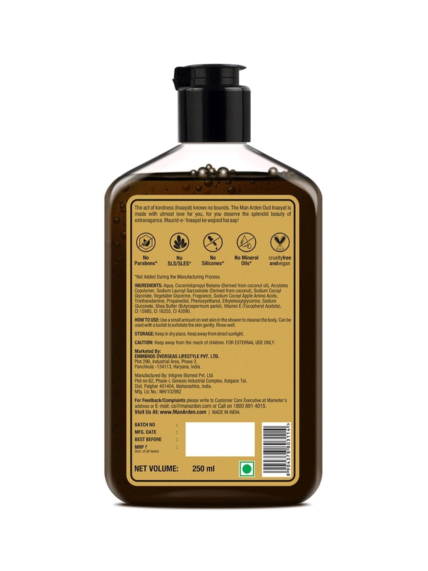 s Oliver Superior Men Hair& Body Shampoo - 200 ml