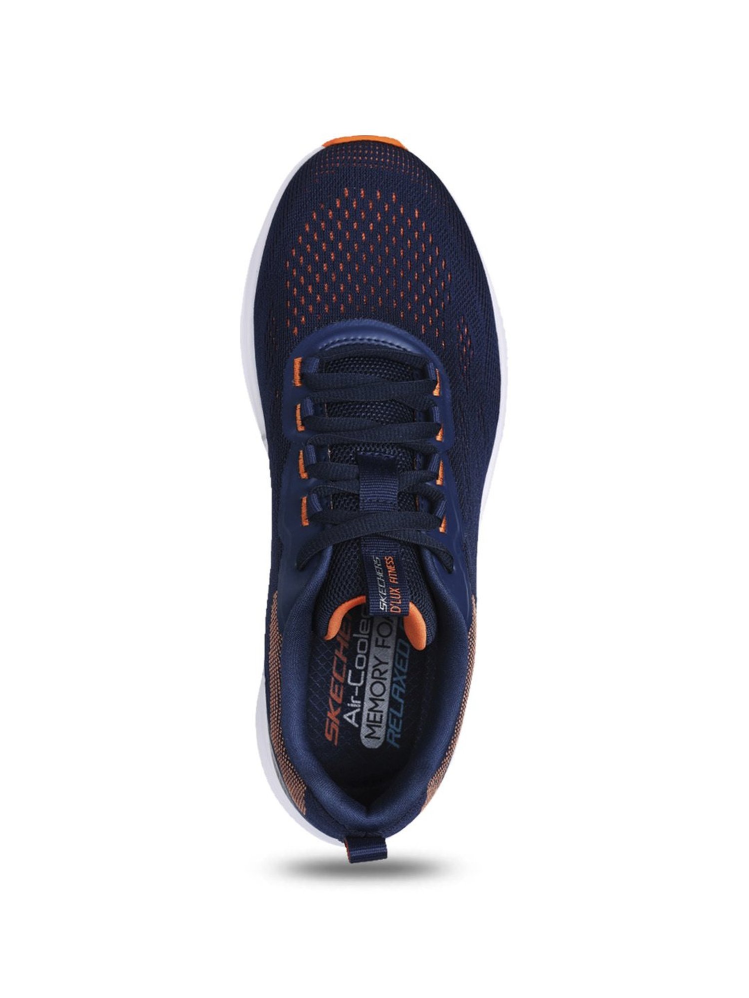 Skechers Men's D'LUX FITNESS-NEW AFFINITY Navy Casual Sneakers