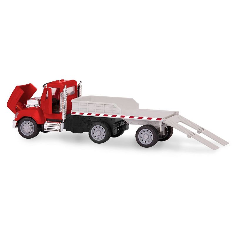 DRIVEN – Toy Flatbed Truck with Tractor – Micro Series