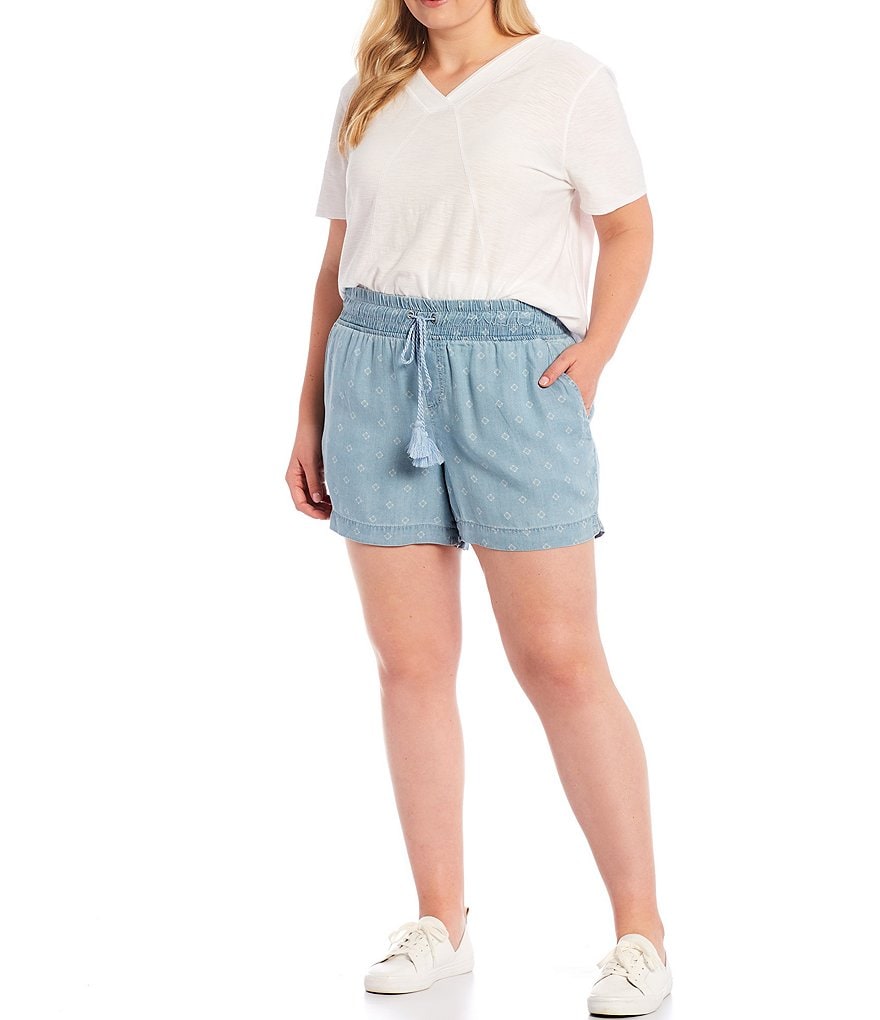 Code Bleu Plus Size Chelsea Bermuda Shorts