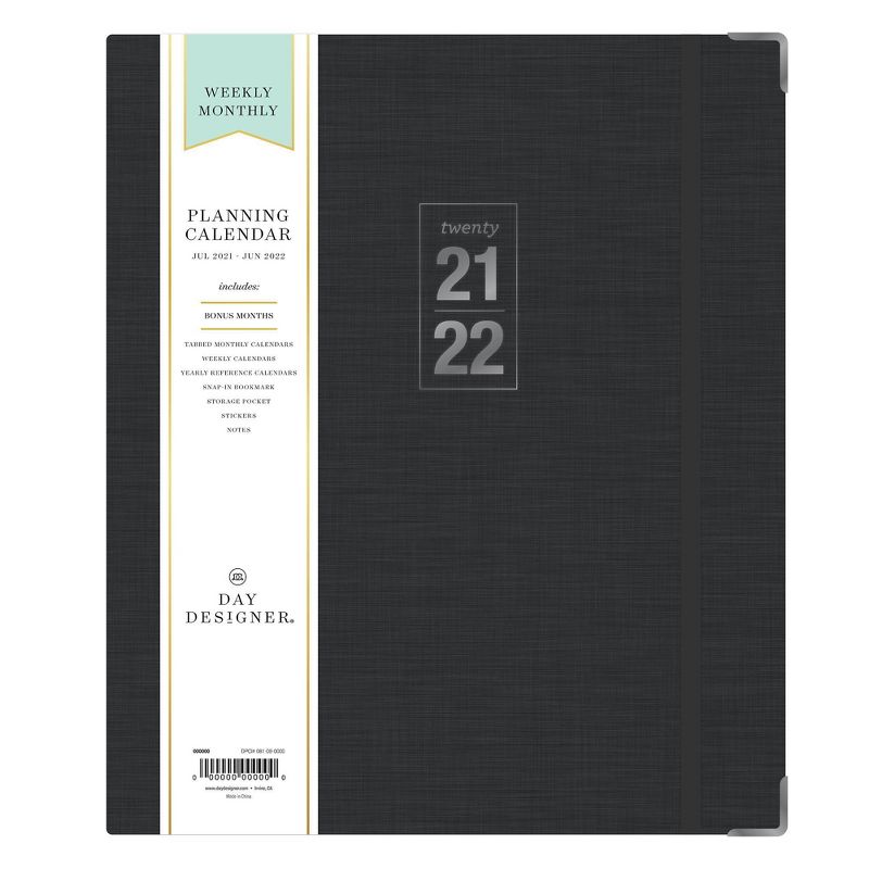 2021-22 Academic Planner 8.5" x 11" Flexible Cover Weekly/Monthly Wirebound Rose - The Home Edit