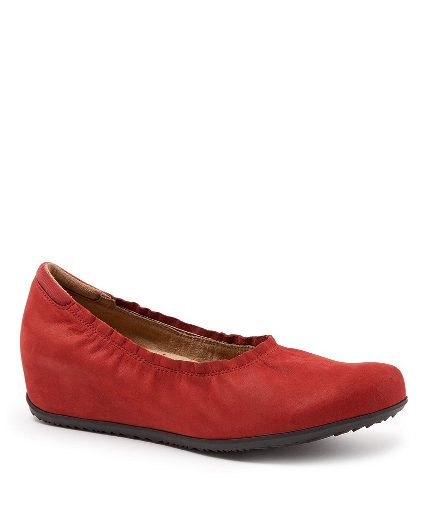 SoftWalk Wish Suede Slip-On Wedges