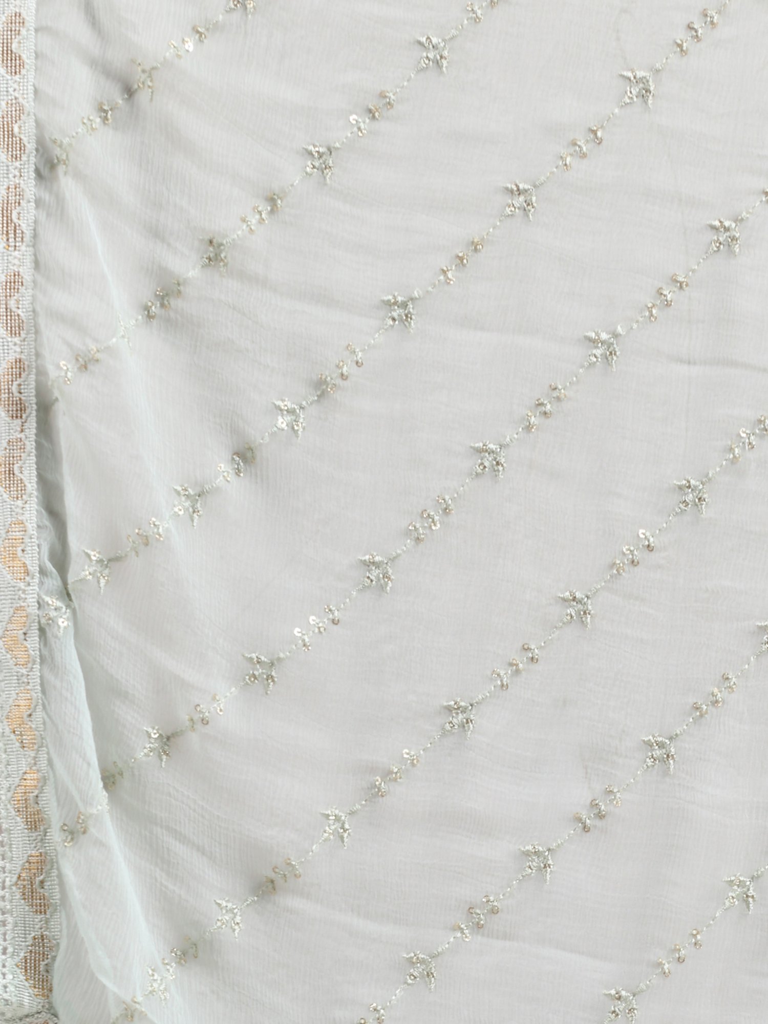 Stylee LIFESTYLE Green Embroidered Unstitched Dress Material