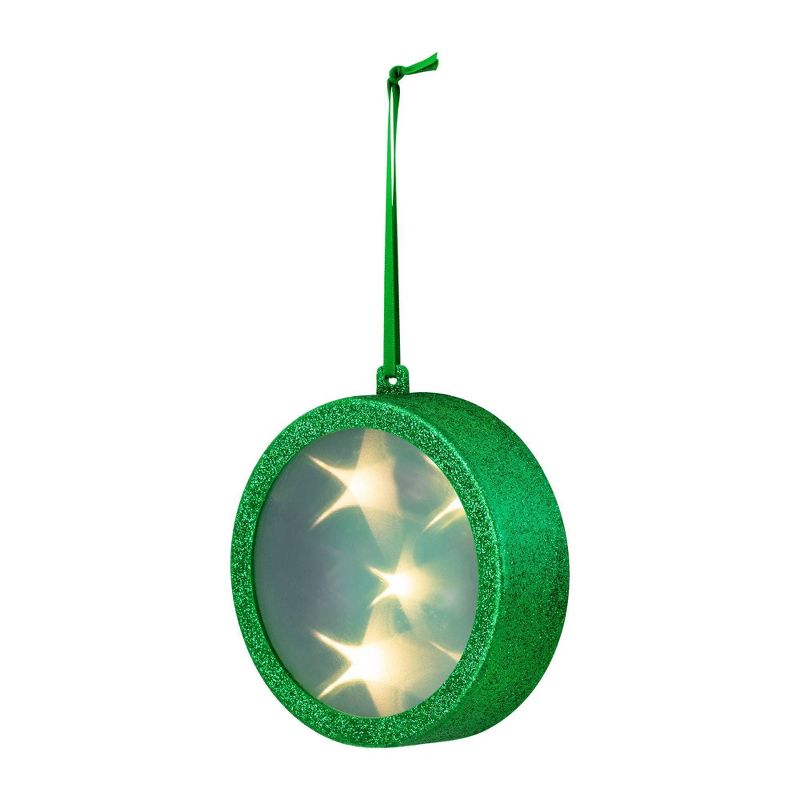 Holographic Christmas Ornaments Green - Haute Décor