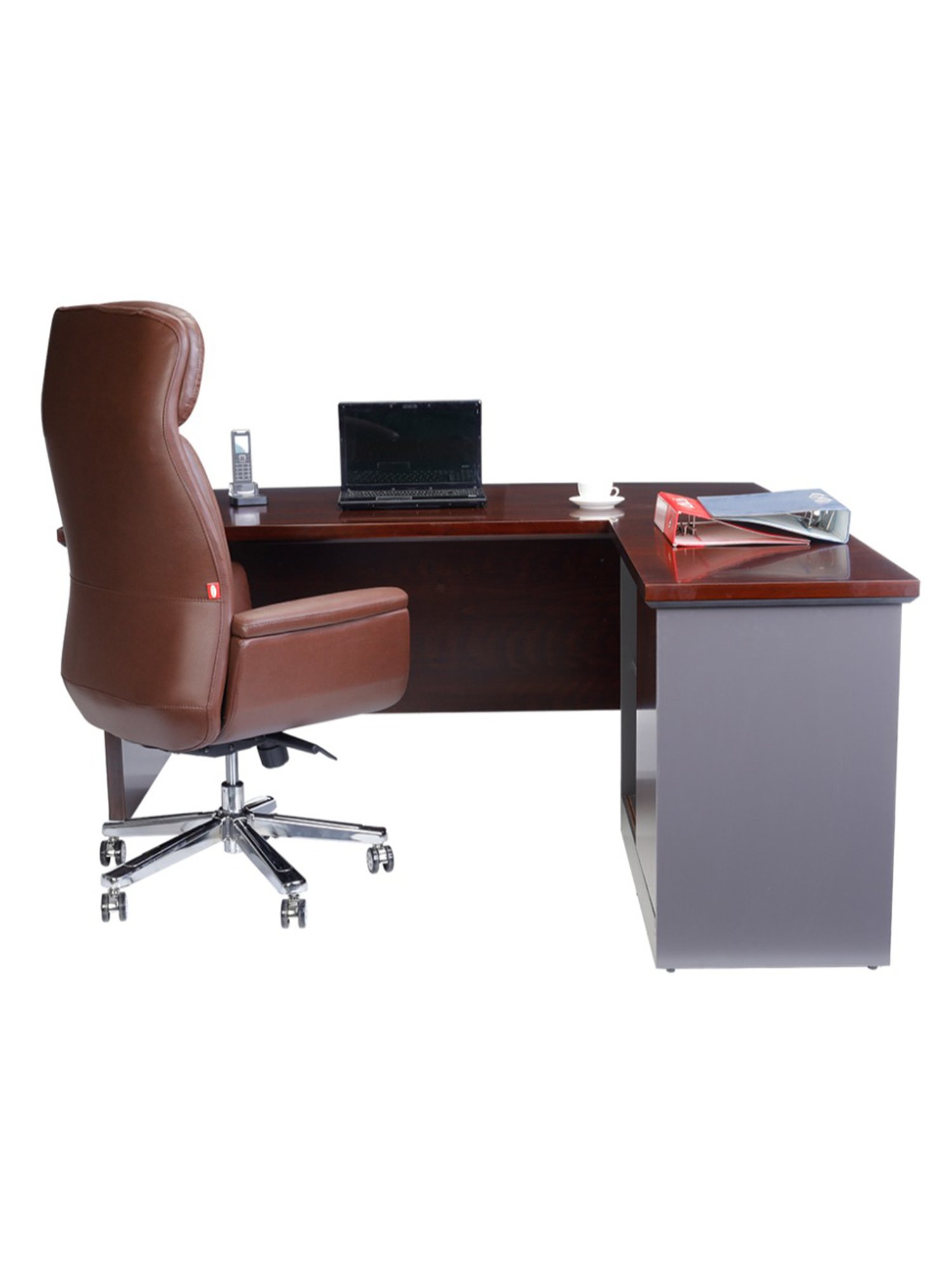 Durian Bliss Black Premium Leatherette Executive Chair