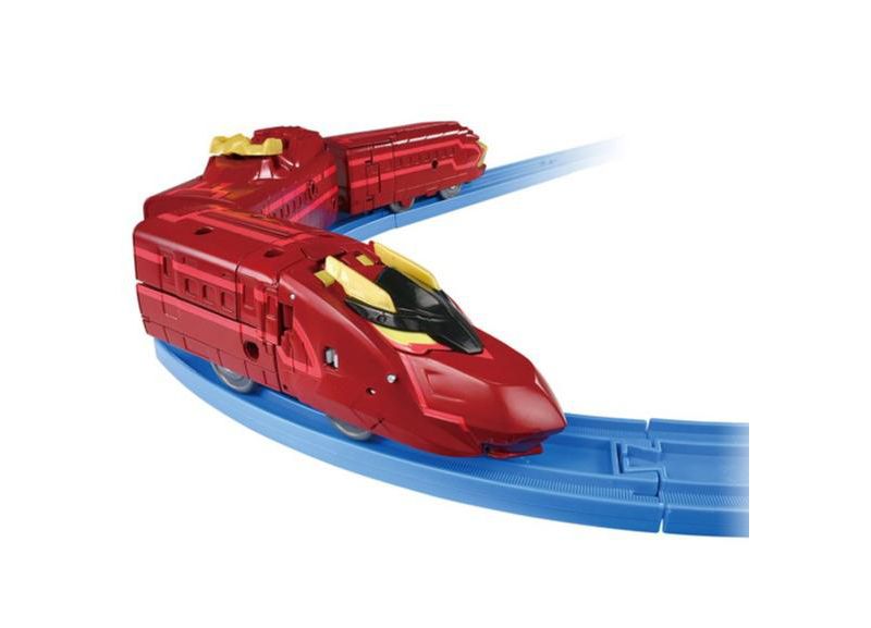 DXS13 Black Shinkalion Kurenai | Shinkansen Henkei Robo Shinkalion | Takara Tomy Plarail Action figures