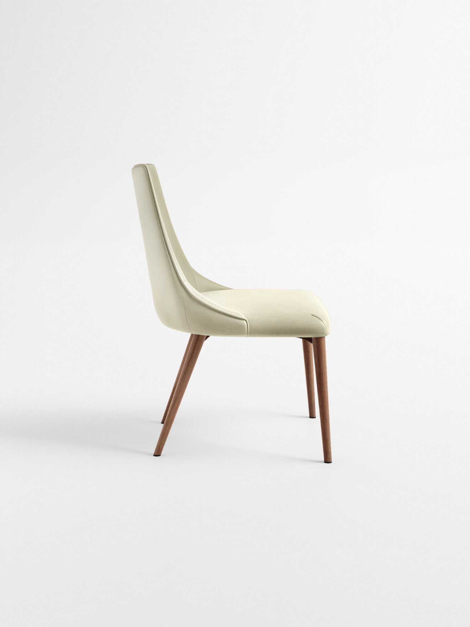 Godrej Interio Creamtreat White Metal Dining Chair (Set of 2)