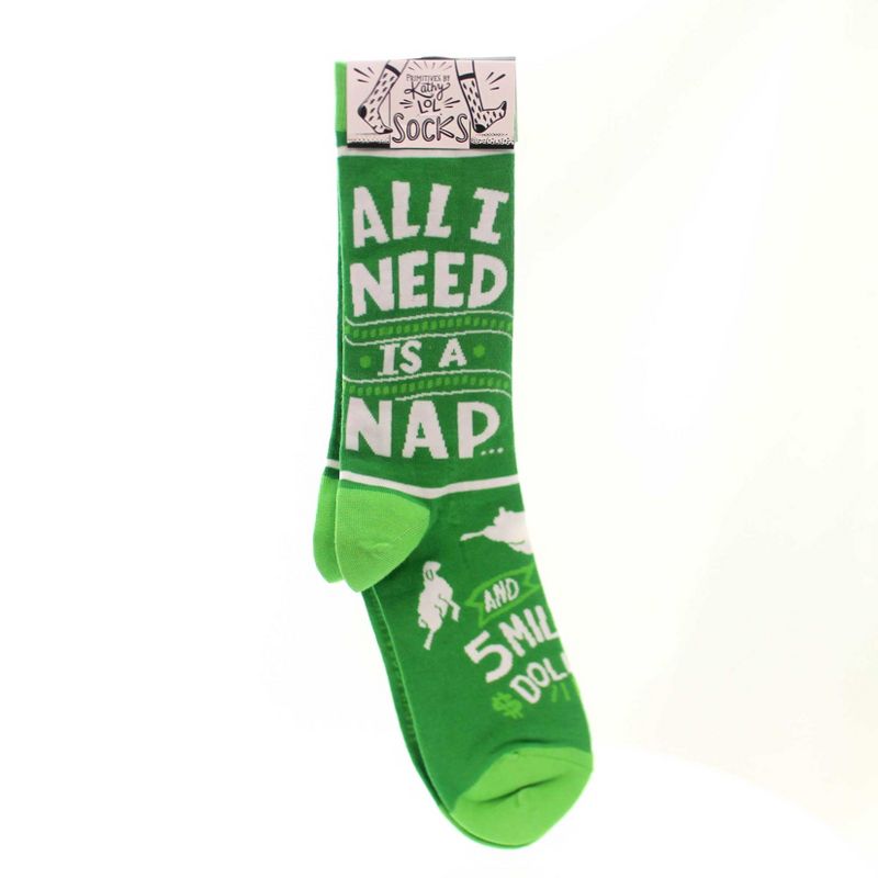 Novelty Socks " Nap And 5 Million Socks Dollars Sheep Primitives By Kathy  -  Socks
