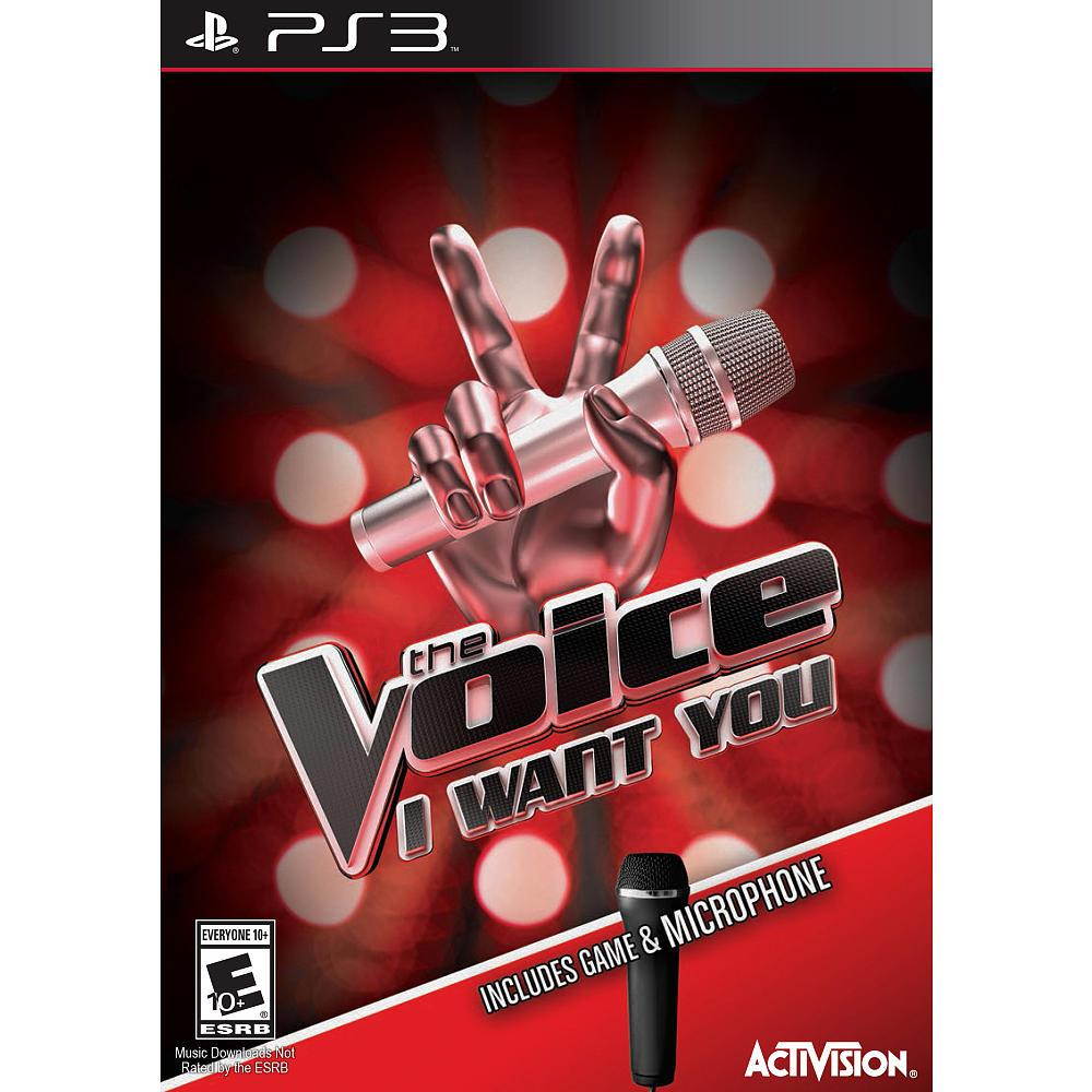 The Voice with Mic  PS3