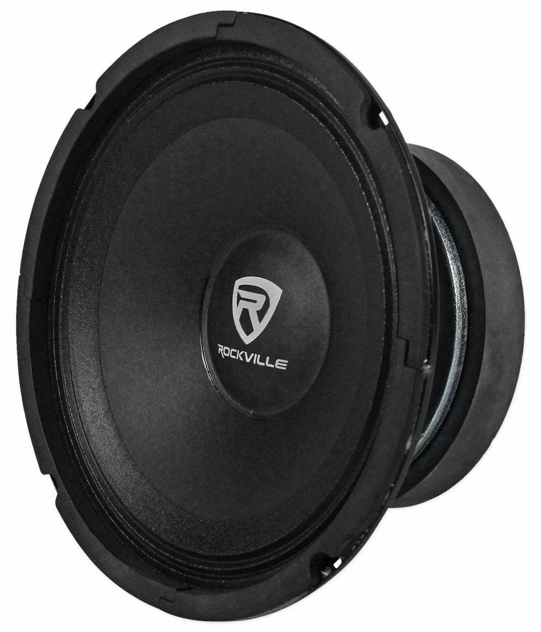 4   RM84PRO 8" 4 Ohm 1200 Watt SPL Midrange/Mid-Bass Car Speakers