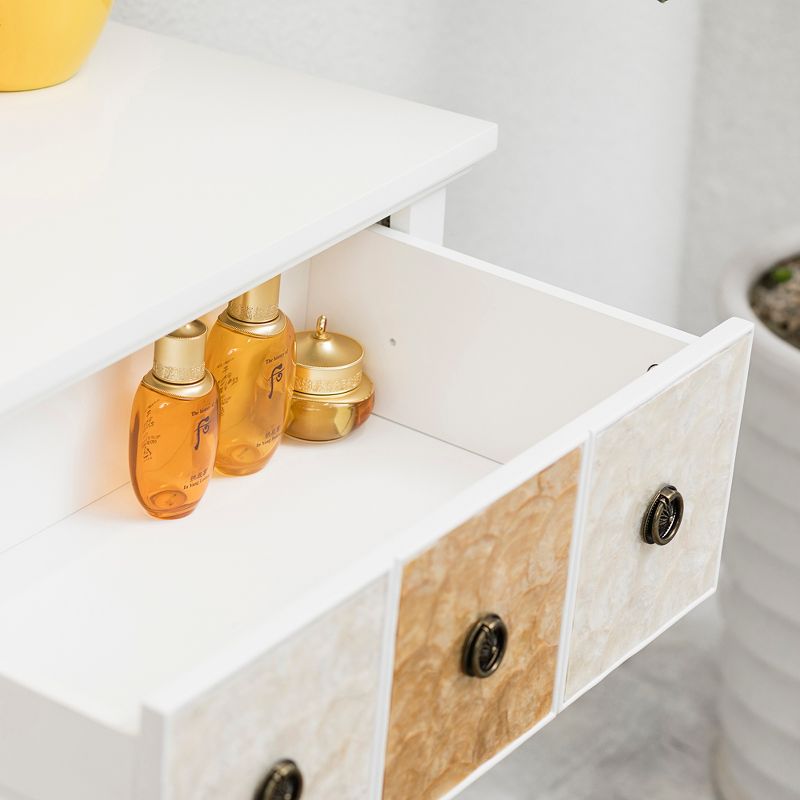 32" Durdle Accent Cabinet White - Elegant Home Fashions