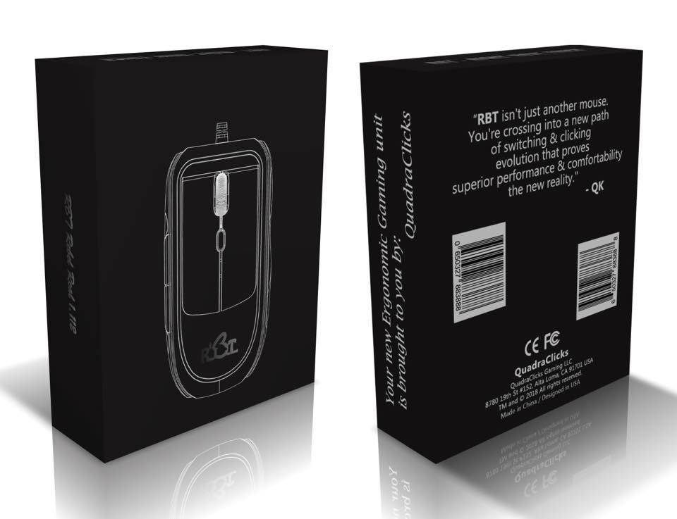 RBT Rebel Real 1.112, Relax Grip, advanced mouse solution for Gaming Ergonomics, Carpal Tunnel, Trigger Finger,  and other related Repetitive Strain Injuries from  extensive PC and Mac usage .