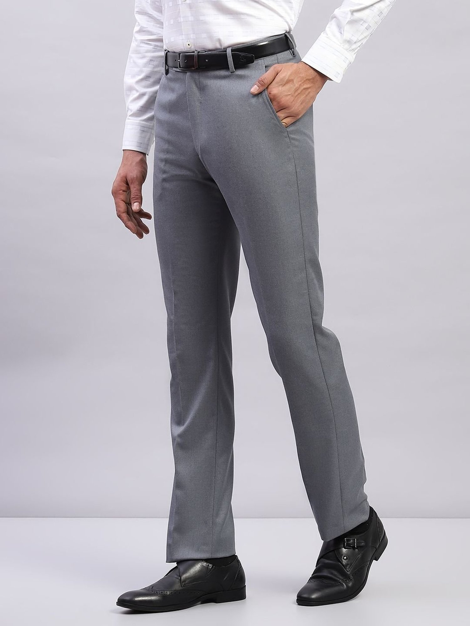 Monte Carlo Grey Smart Fit Trousers