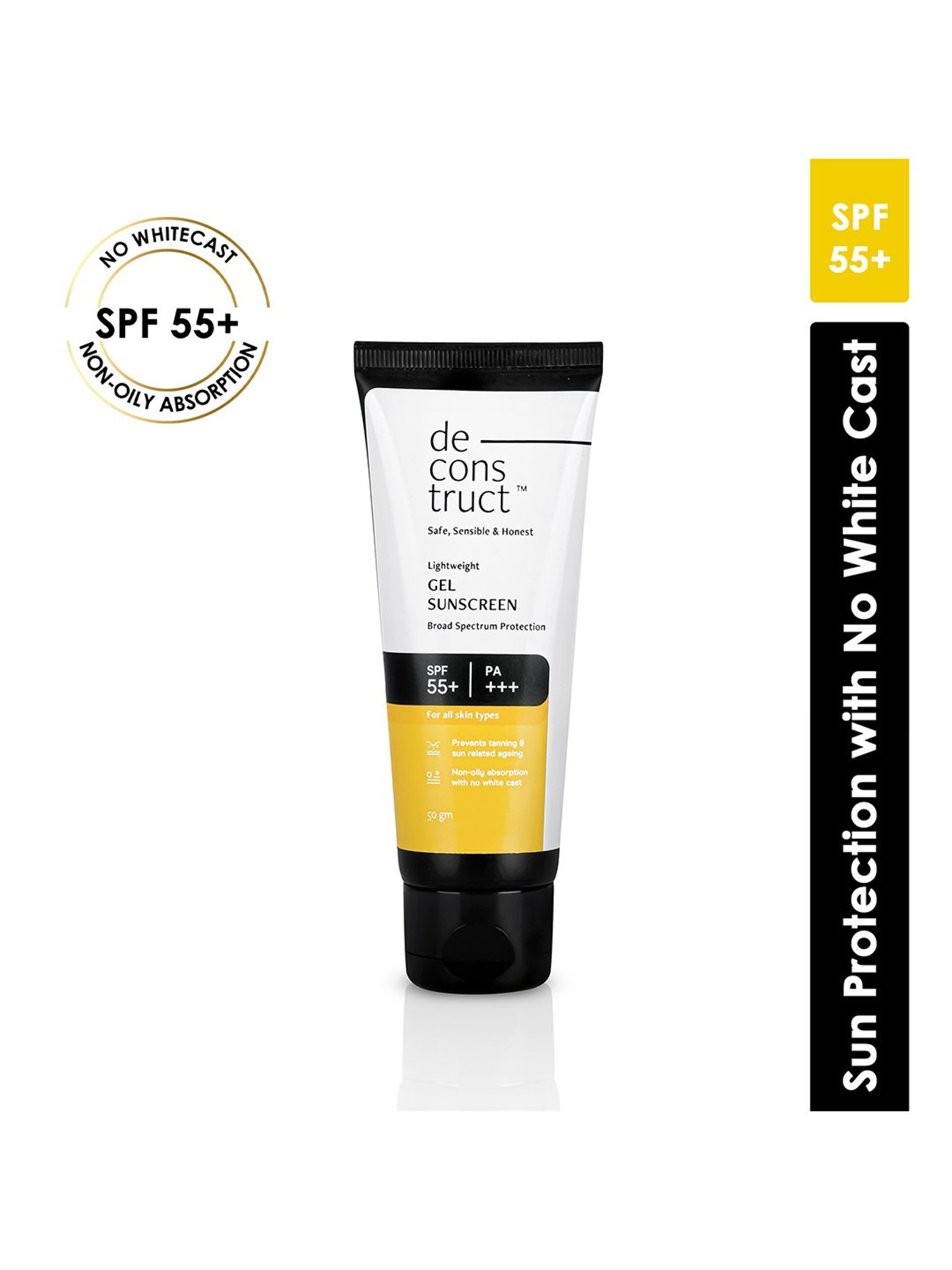 Deconstruct Lightweight Gel SPF 55+ Sunscreen - 50 gm