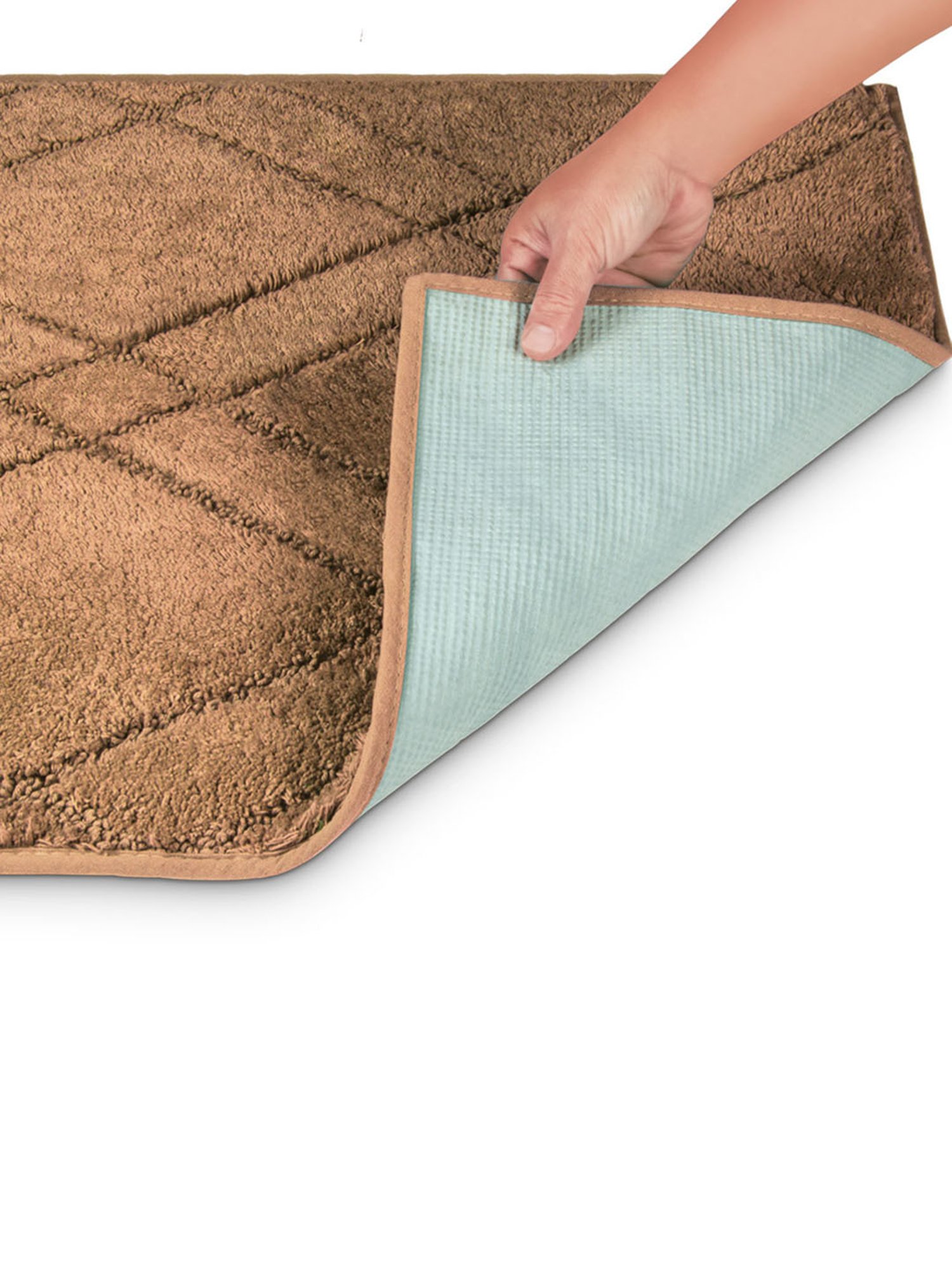 Freelance Camel Cotton Set of 1 Bath Mats and Rugs