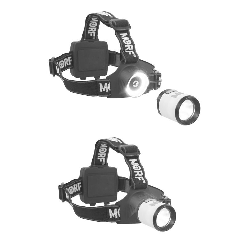 Police Security Morf Lantern 3-in-1 Removable LED Headlamp