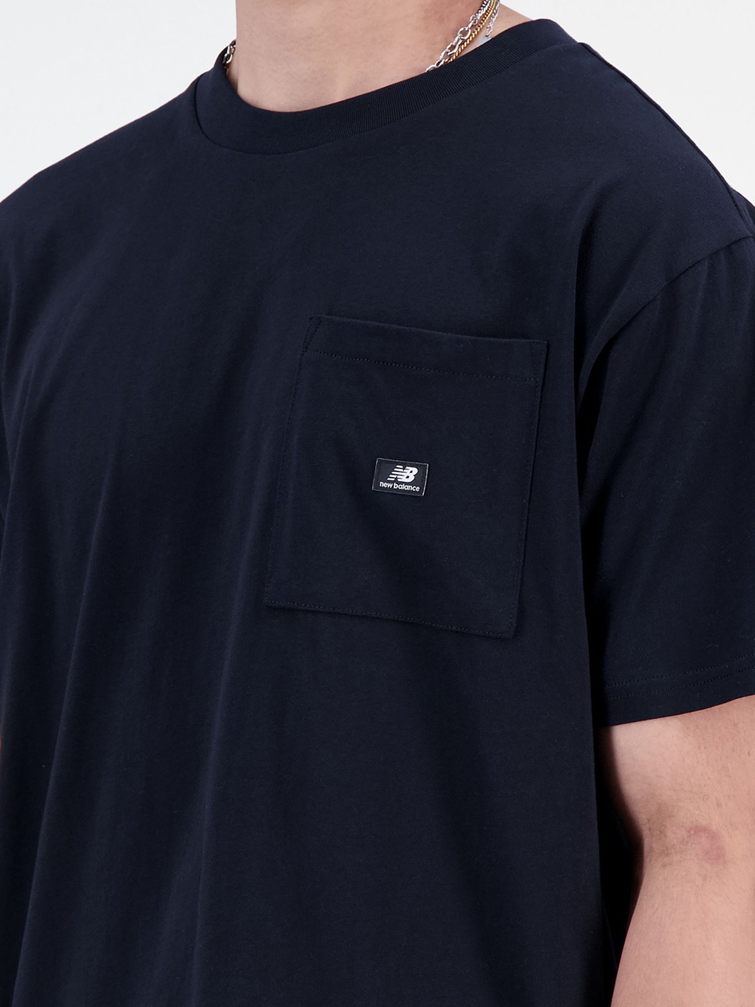 New Balance Black Regular Fit Crew T-Shirt