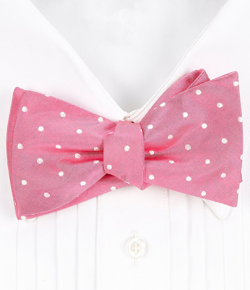 Cremieux Belton Dot Pattern Silk Bow Tie