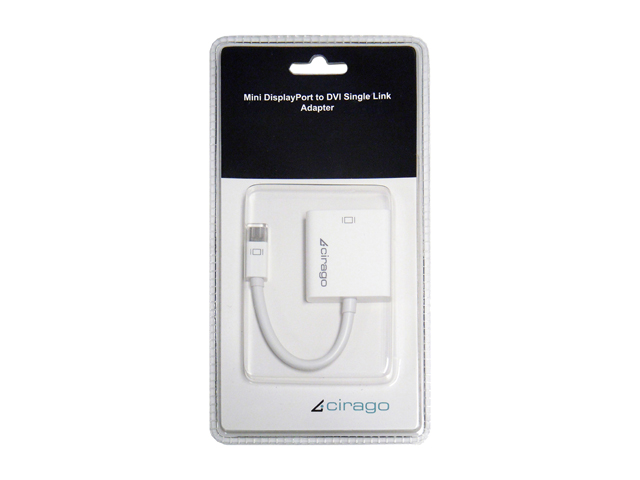 Cirago DPN2022 Mini DisplayPort to DVI Single Link Adapter