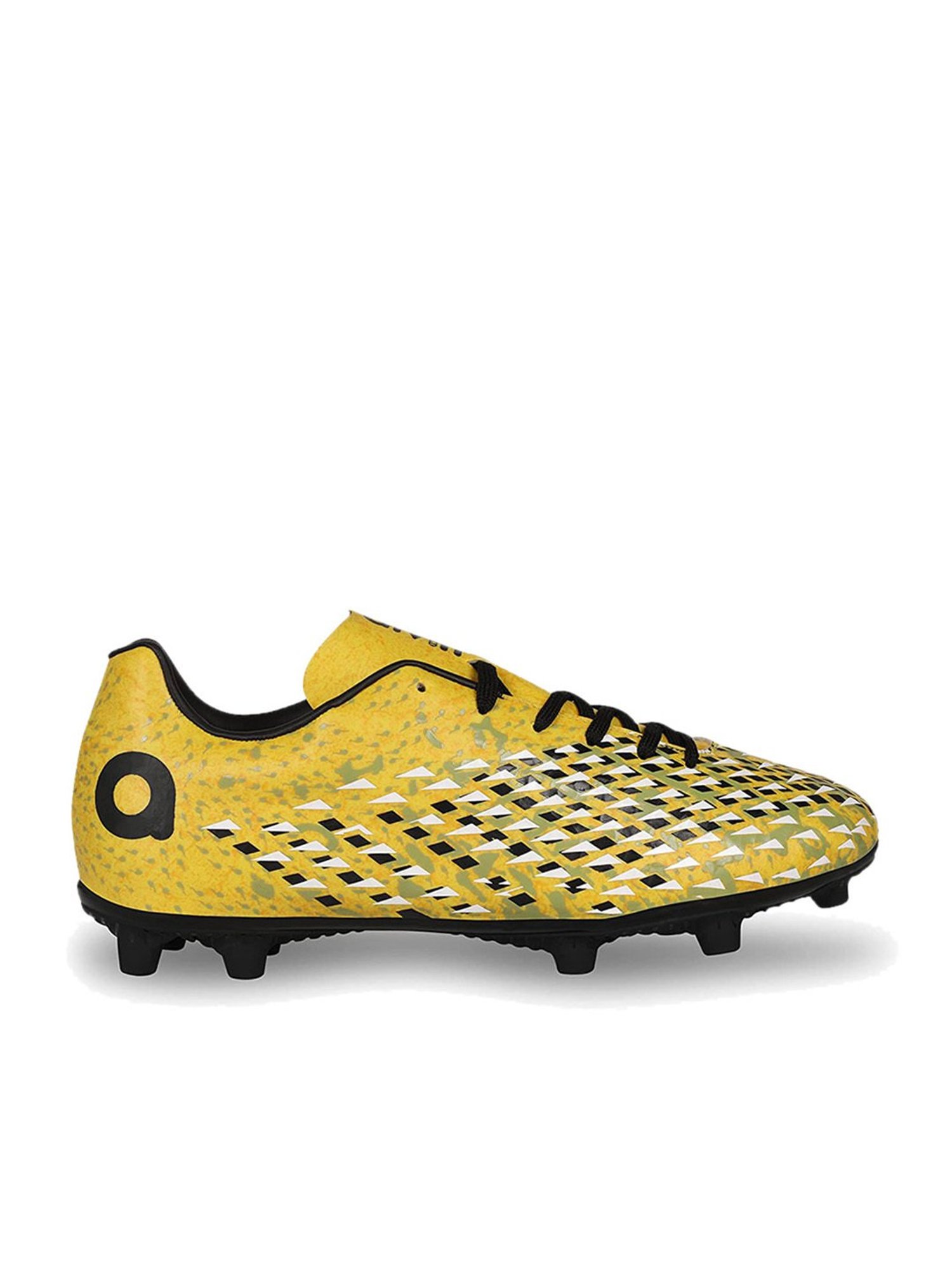 AIVIN Men's Speed King Yellow Football Shoes