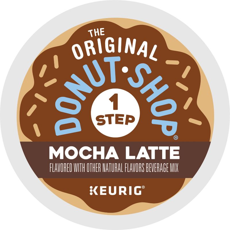 10ct The Original Donut Shop Mocha Latte Keurig K-Cup Coffee Pods Flavored Coffee Dark Roast