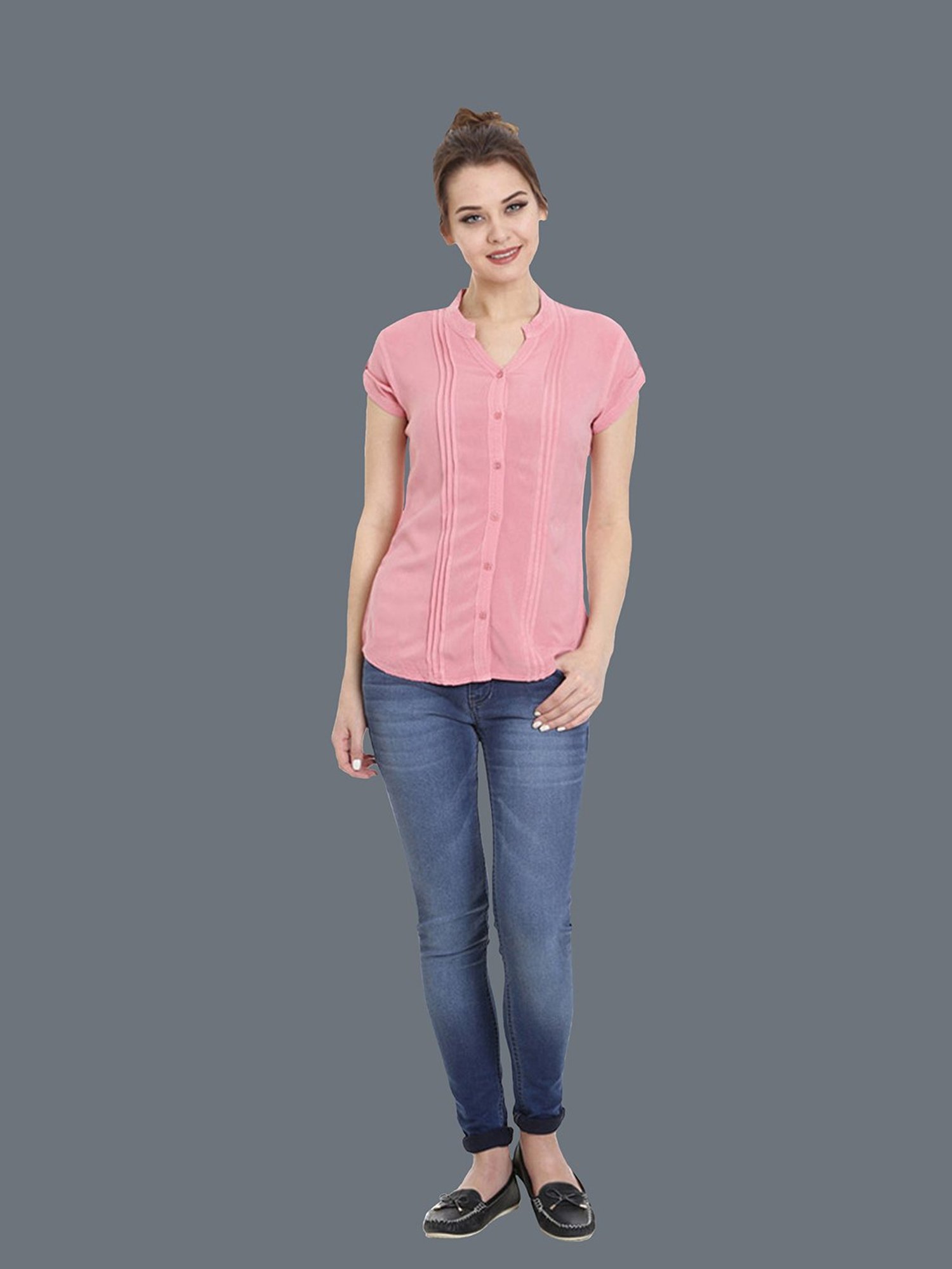Identiti Pink Regular Fit Shirt