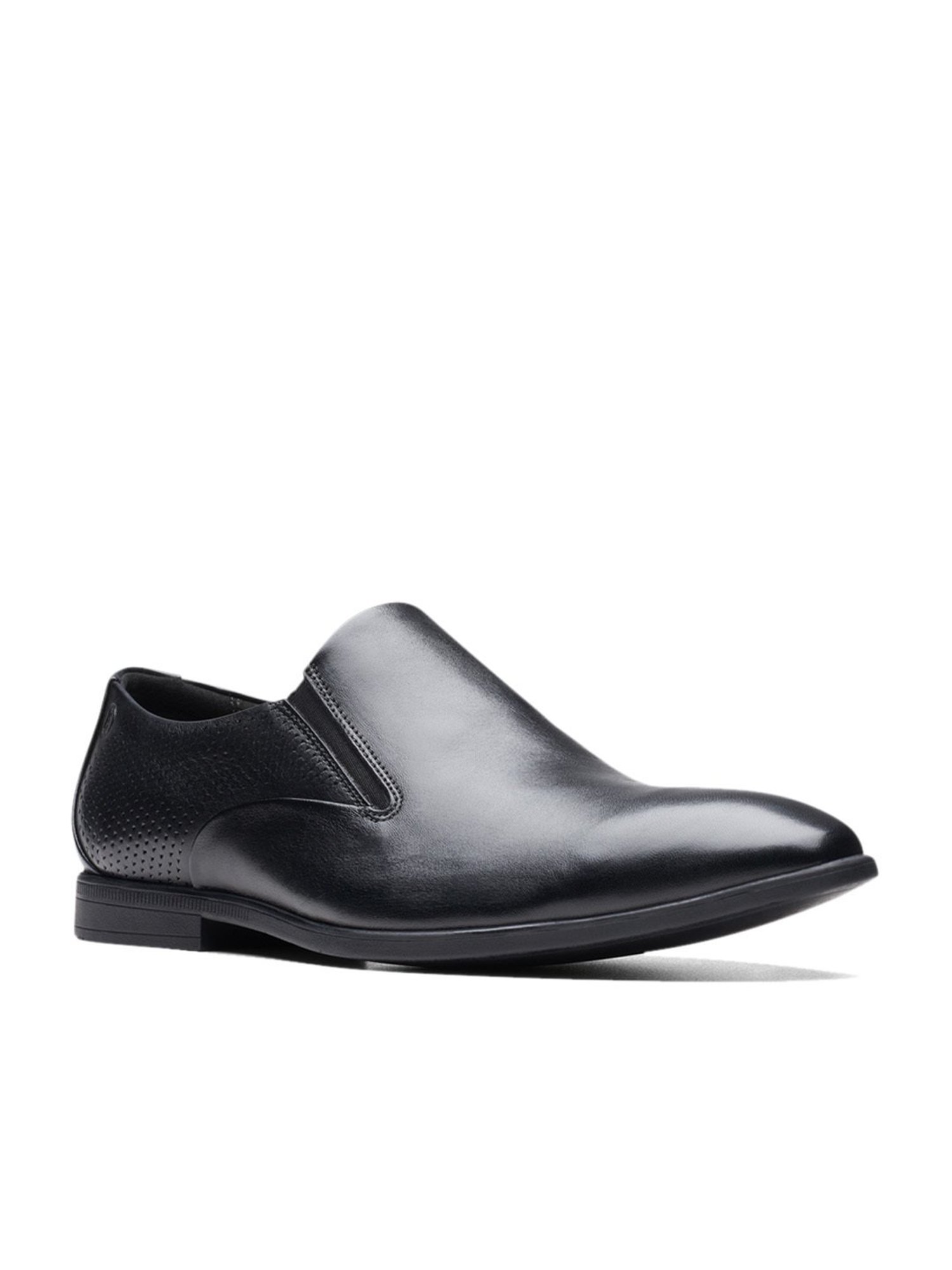 Clarks Men's Boswyn Black Loafers