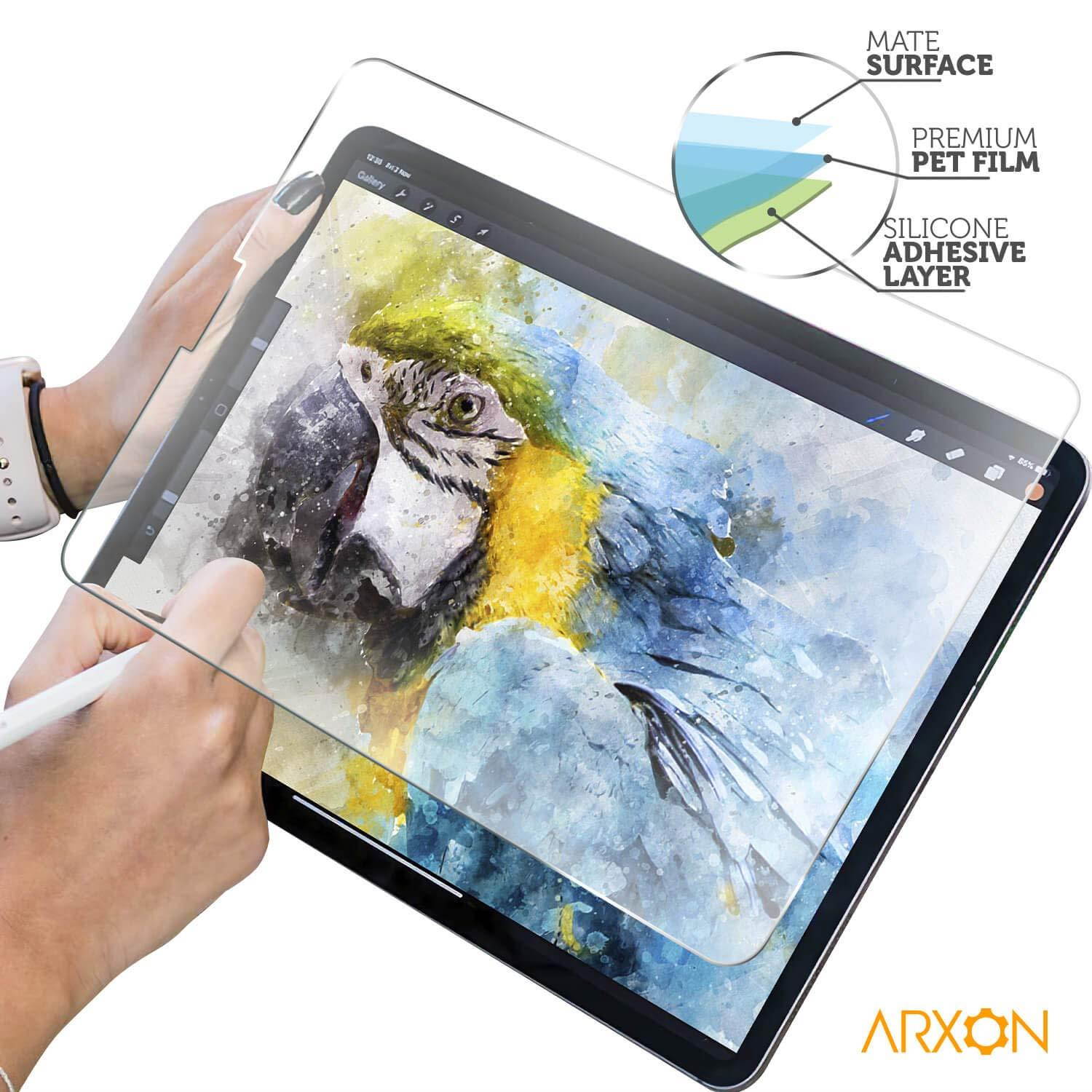 Arxon New iPad Pro 11 Screen Protector, High Touch Sensitivity Paper-Like Screen Protector Compatible with iPad 2018/19 Release/Apple Pencil Compatible (11 Inch, 1 Pack)
