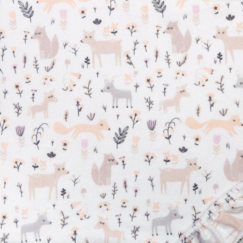 Trend Lab Mystical Forest Flannel Fitted Crib Sheet