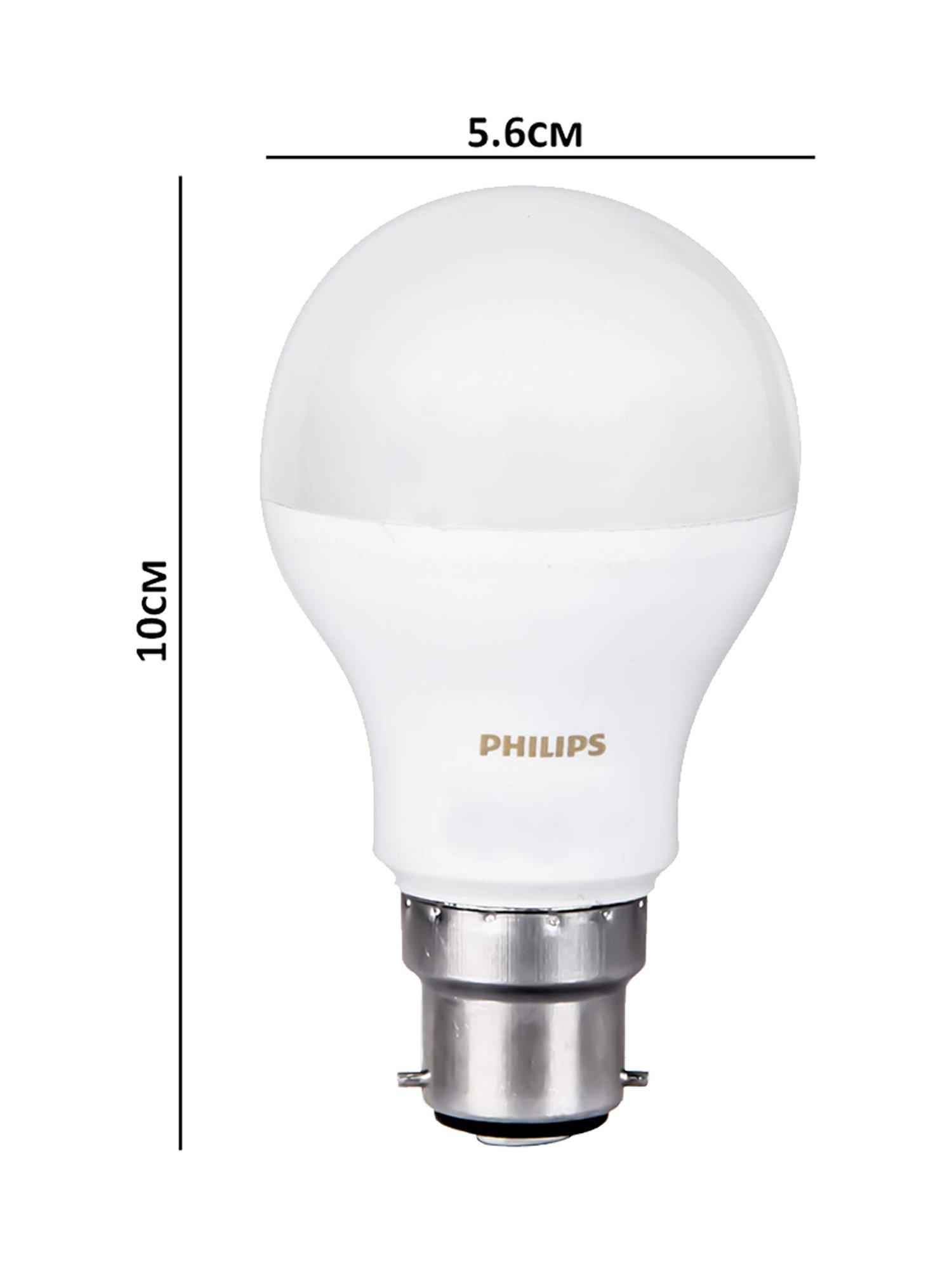 Philips 9W B22 LED Bulb - Pack of 2 (Warm White)