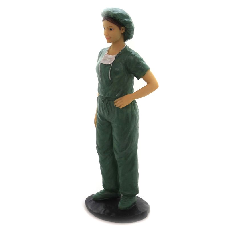 Figurine 7.75" Female Scrub Nurse White Medical Hospital  -  Decorative Figurines