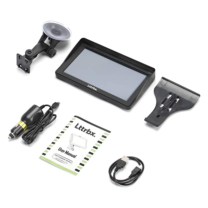 GPS Navigation for Car,  7 Inch HD Touch Screen Lifetime Maps Update Car GPS Navigation System 8GB Portable SAT NAV Vehicle Navigator with Driver Alerts Real Voice Spoken Turn-by-Turn Direct