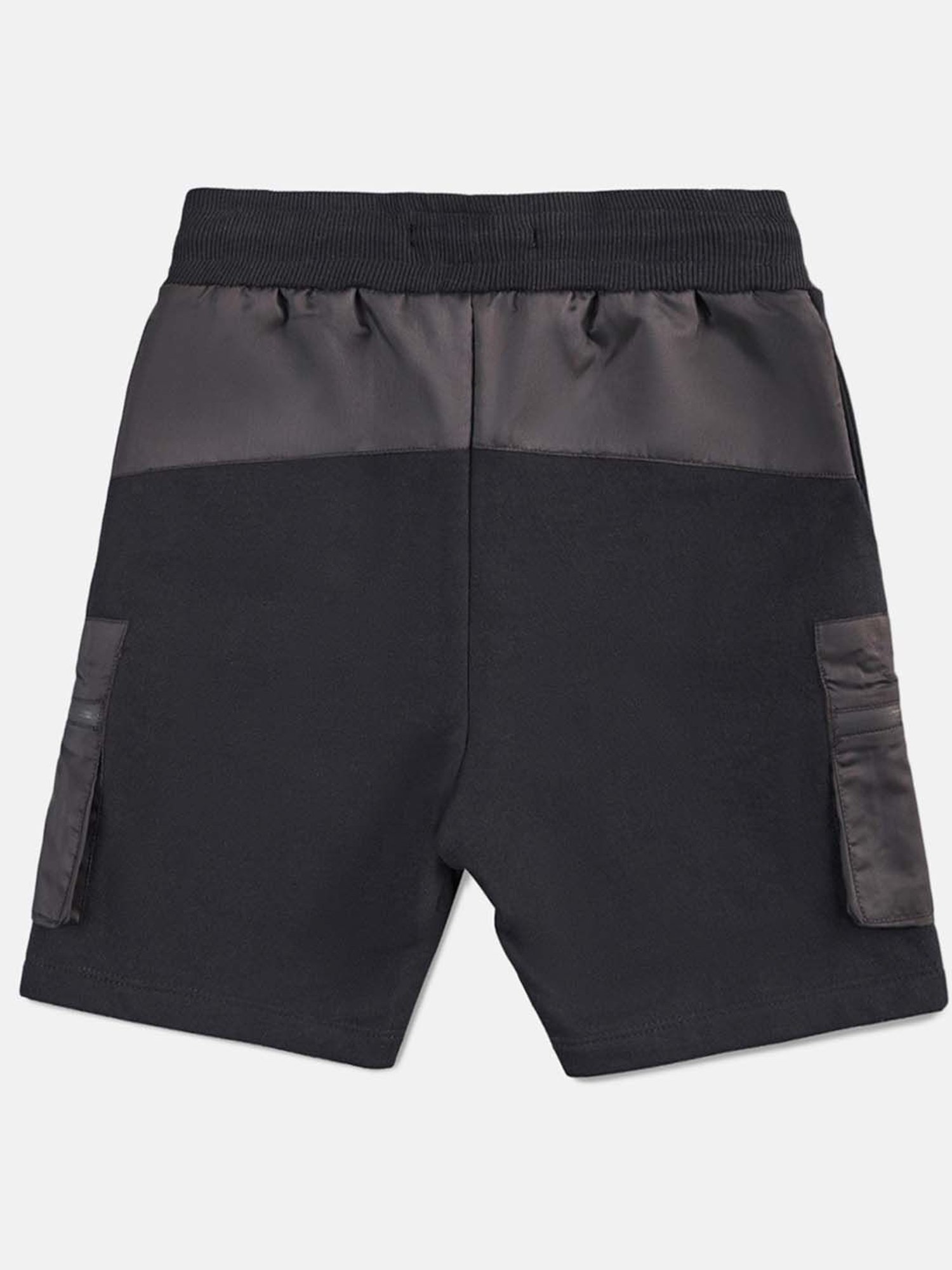 Angel & Rocket Kids Black Solid Shorts